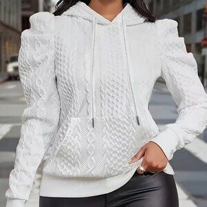 Elegant Hooded Soft Pullover Sweater